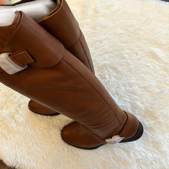 NEW SAM EDELMAN PORTMAN (WHISKEY BALLY LEATHER) riding BOOTS - Picture 9 of 14